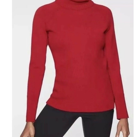 Athleta Sweaters - Athleta Mesa Hybrid T-neck sweater